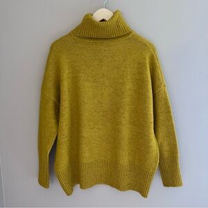 Williamrast Oversized Chunky Turtleneck Gold Mustard‎ Size Small